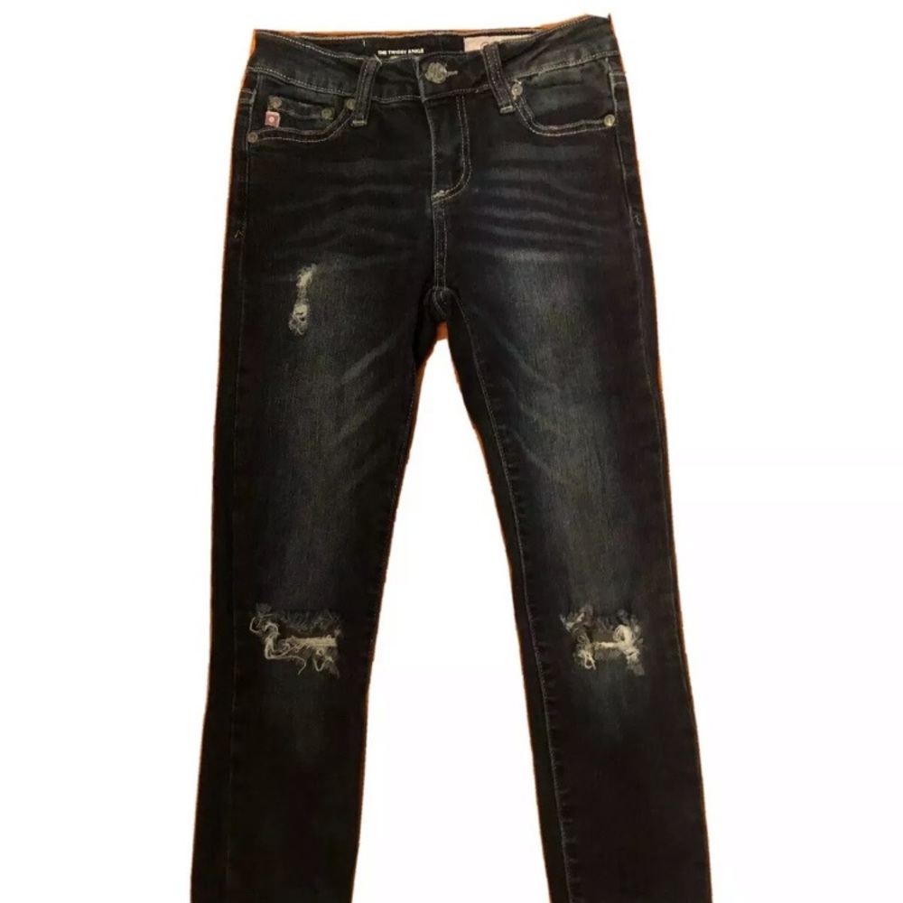 Girls Super Skinny Jeans, Blue, Size 12
